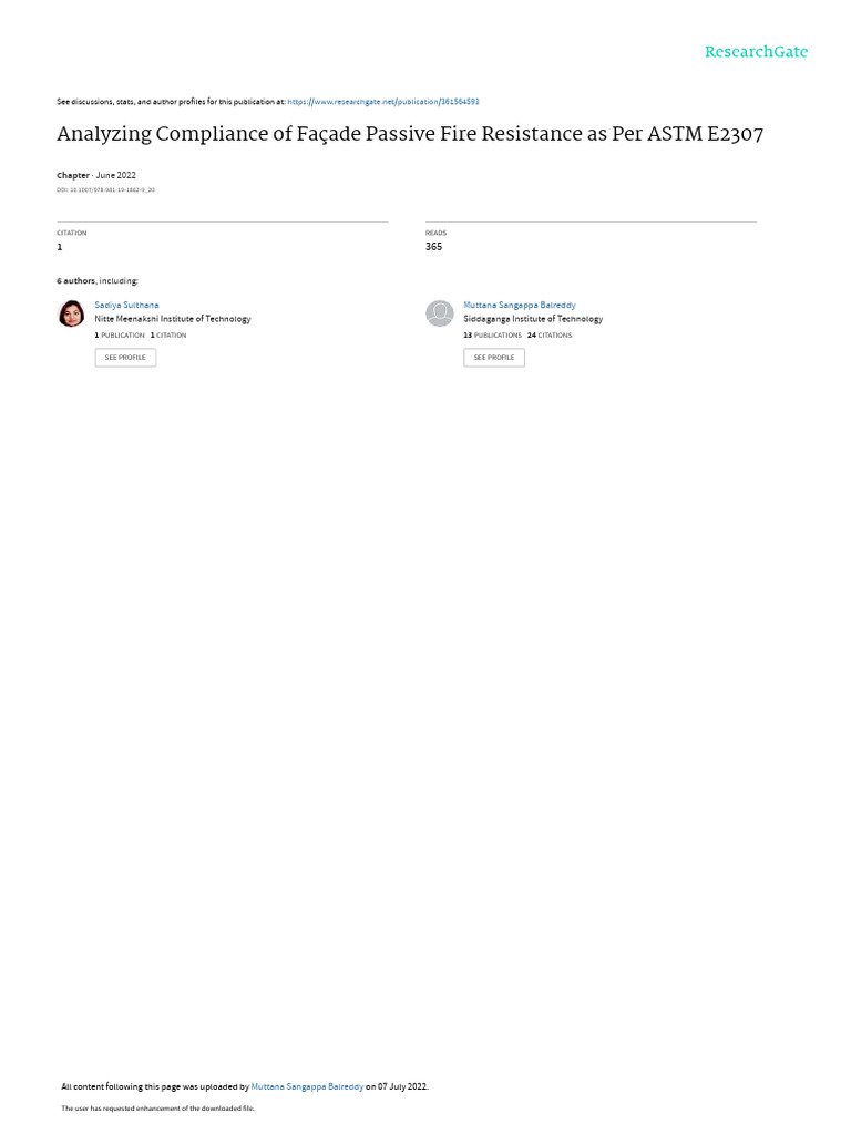 Papercopy Analyzing Complianceof Faade Passive Fire Resistanceas Per ...