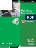 Manual Habilidad Matemática 2012: CECyTEH, Gobierno del Estado. Tierra de Trabajo