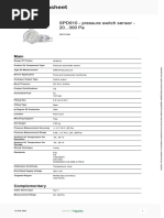SPD910 Differential Air Pressure Switch | PDF | Switch | Pressure ...