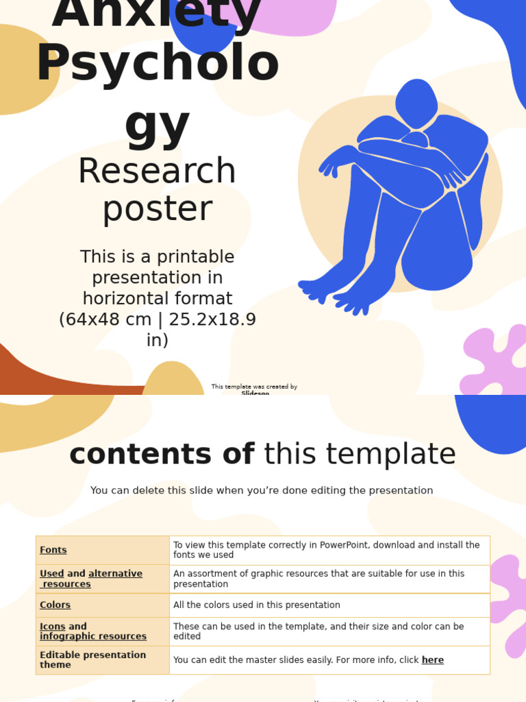 Anxiety Psychology Research Poster by Slidesgo | PDF | Planets | Solar ...