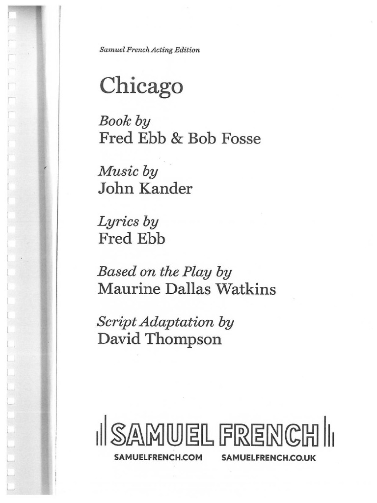 Chicago Script PDF | PDF