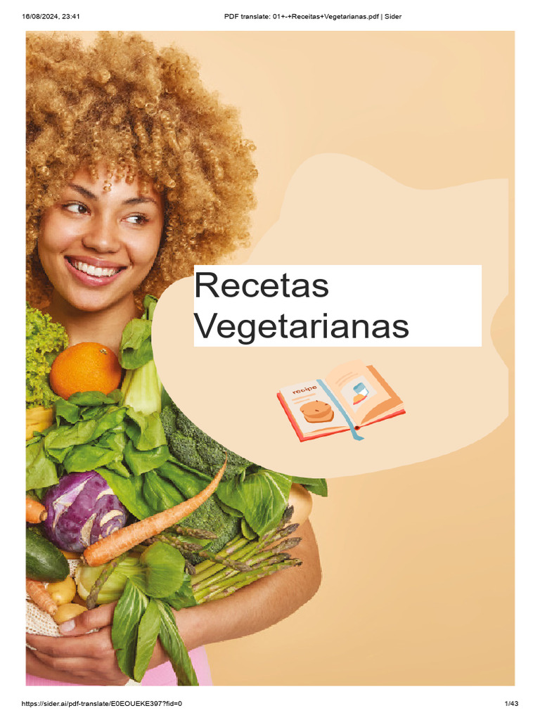 Recetas Vegetarianas Variadas y Deliciosas | PDF | ensalada | Sushi