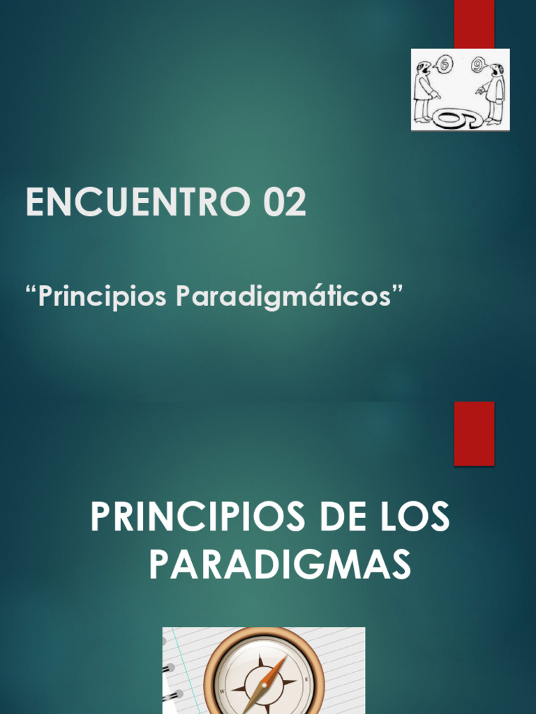 Principios de Paradigmas en Investigación | PDF | Realidad | Paradigma
