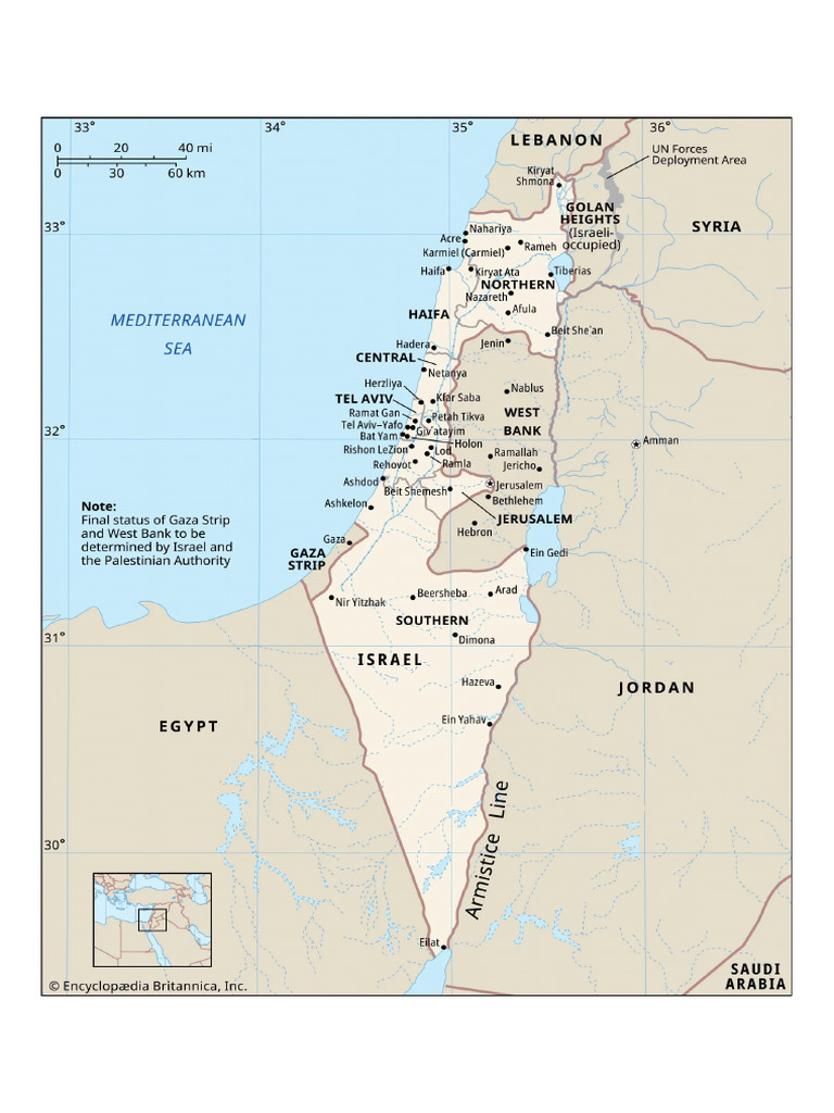 Israel - Facts, History, Population, & Map - Britannica | PDF
