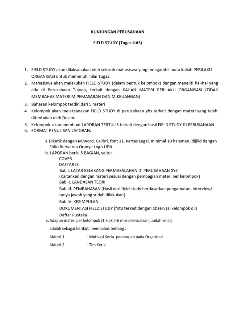 Field Study (1) | PDF