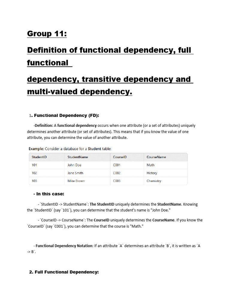 Database Presentation 1 | PDF | Software Design | Computer Programming