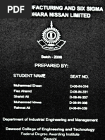 Lean Manufacturing and Six Sigma (Final Year Project)