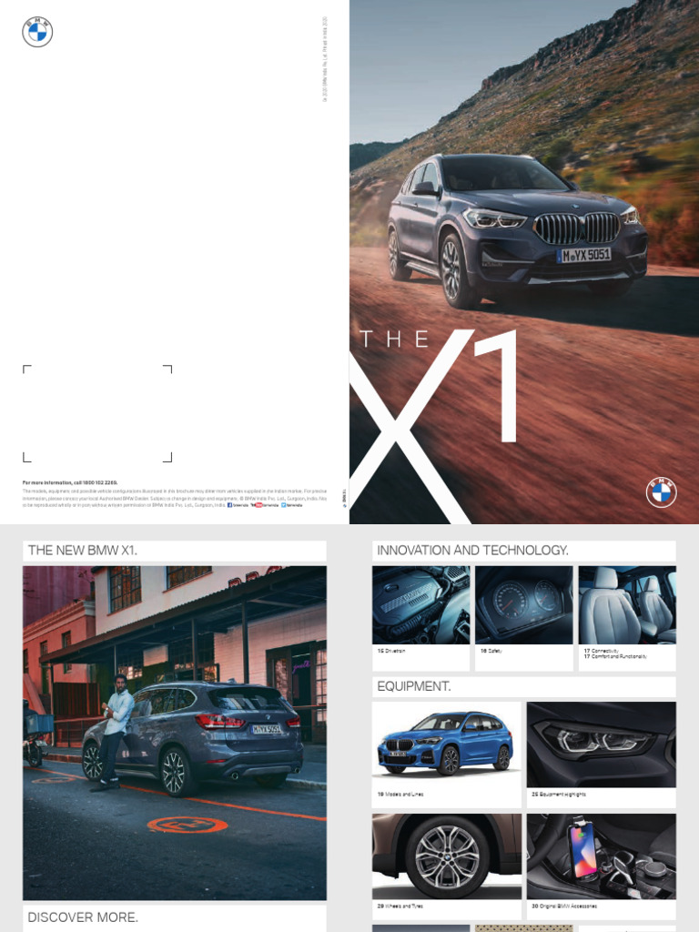 The BMW X1.pdf - Asset.1653662937590 | PDF | Headlamp | Fuel Economy In ...
