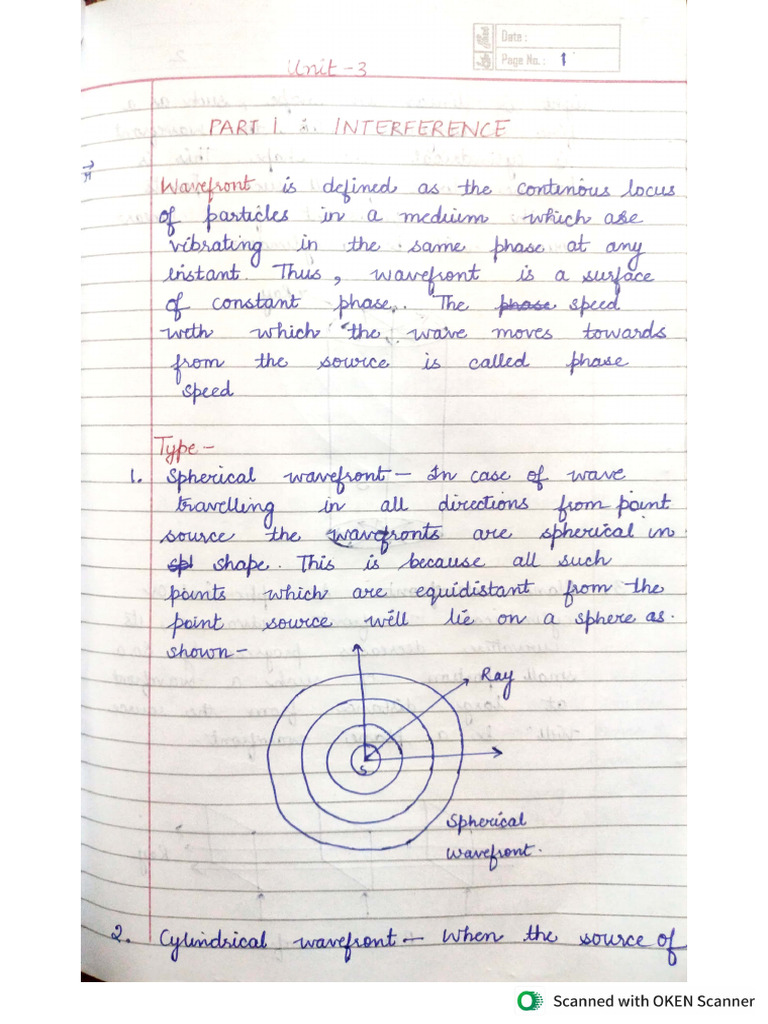Unit 3_Part 1(Notes) Interference _(Dr. Garima Chanana) | PDF