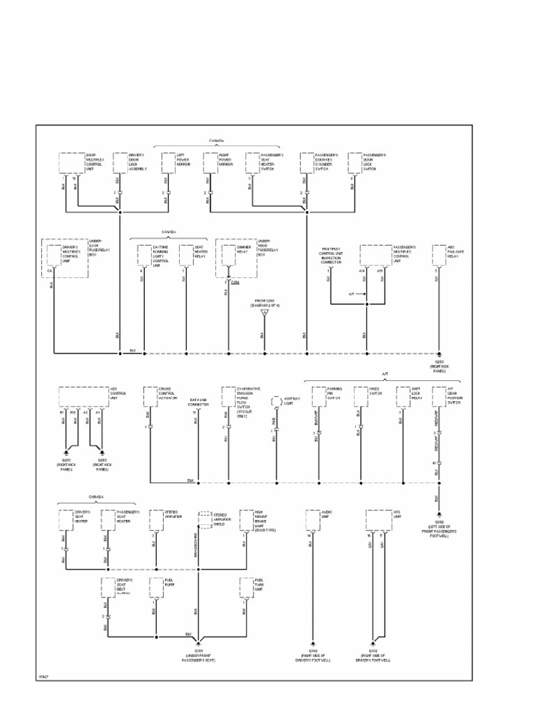 System Wiring Diagrams Ground Distribution Circuit (3 of 4) | PDF