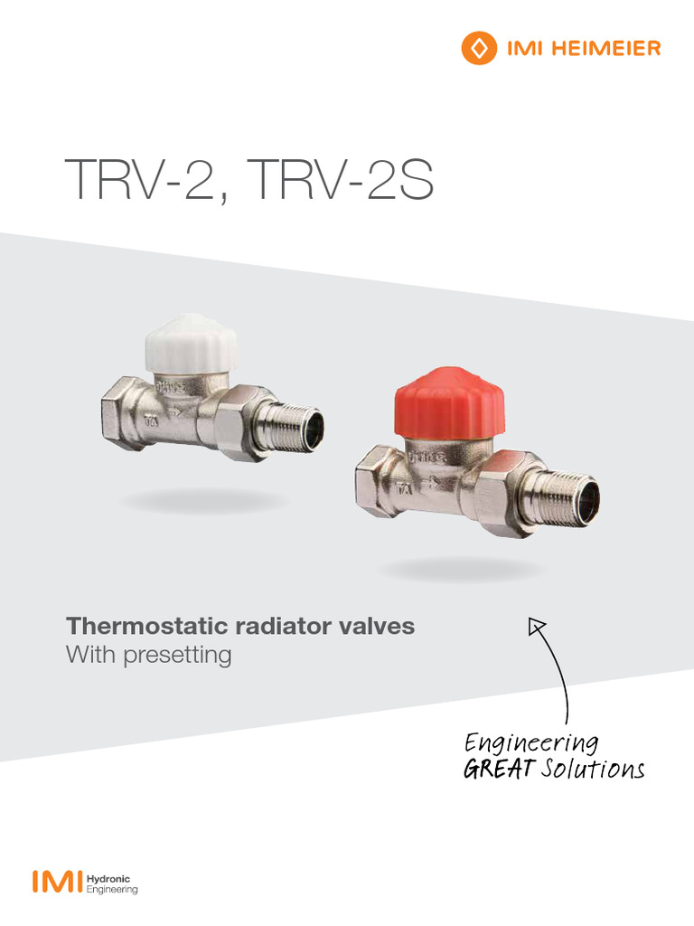 Old TRV-2 TRV-2S EN Up To 2016-09 | PDF | Valve | Plumbing