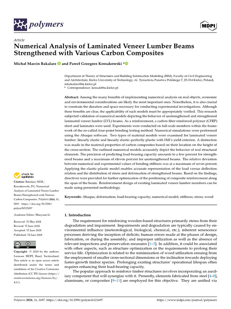 Numerical Analysis of Laminate | PDF | Composite Material | Stress ...