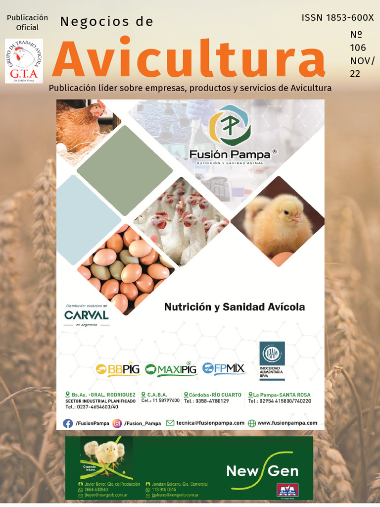 Investigaciones en Temas Avícolas Aportes Al Tratamiento de La Cama de ...