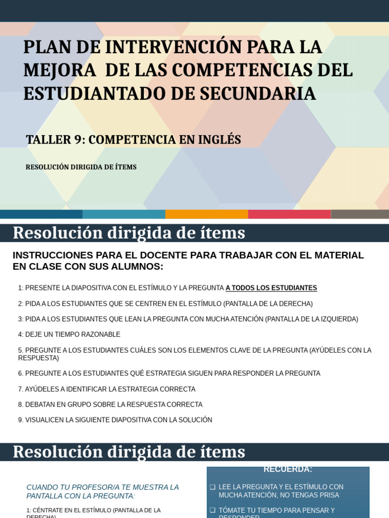 Mejora de Competencias en Inglés PISA | PDF