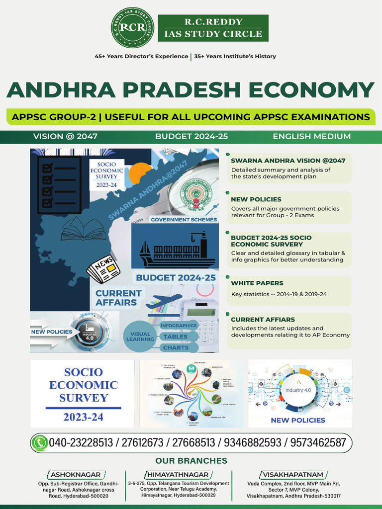 Andhra Pradesh Economy Overview | PDF | Agriculture | Public Finance