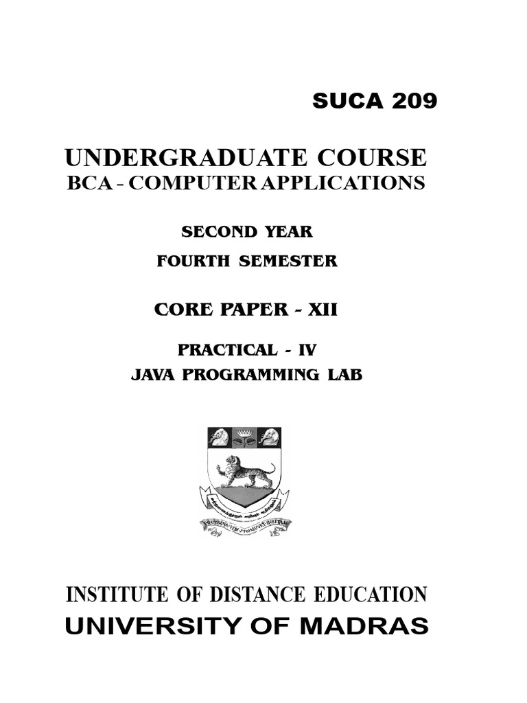 Java Programming Lab Practical Guide | PDF | Text File | String ...