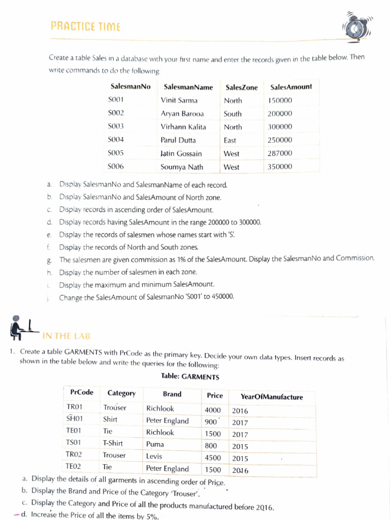 Mysql Practice | PDF