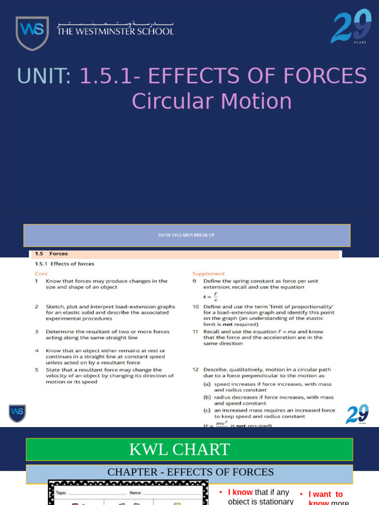 Circular Motion and Forces Overview | PDF | Force | Newton's Laws Of Motion