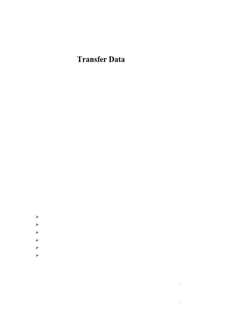 Transfer Data dan Pertukaran Z-80 CPU | PDF
