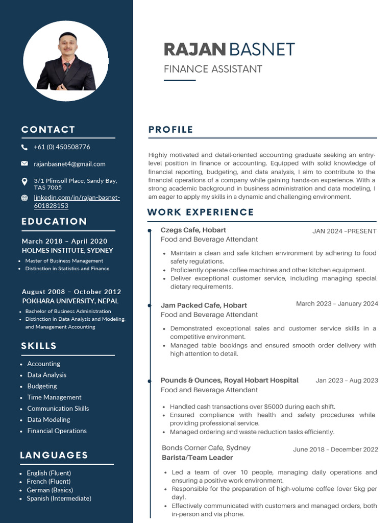 Rajan Basnet Resume-1 | PDF | Accounts Payable | Data Analysis