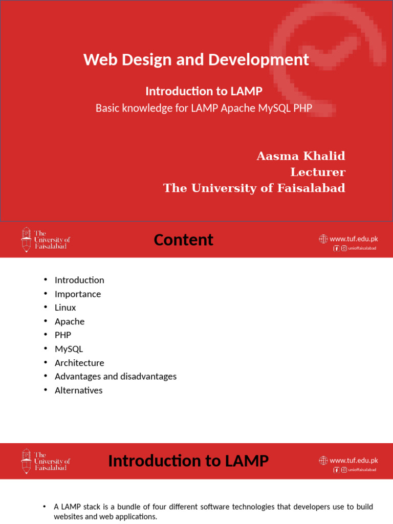 Introduction to LAMP Stack Basics | PDF | Networking | Web Server