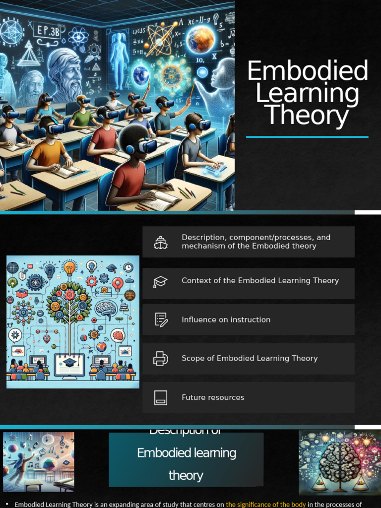Embodied Learning Theory Overview | PDF | Embodied Cognition | Learning ...