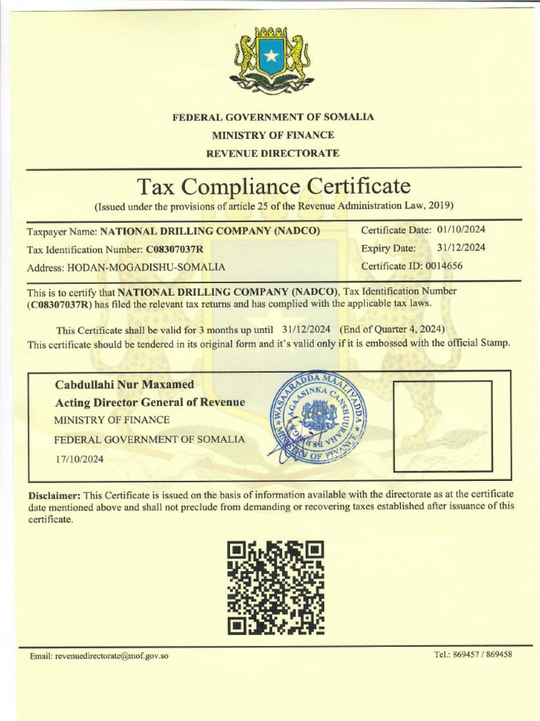 TCC - Federal Government | PDF
