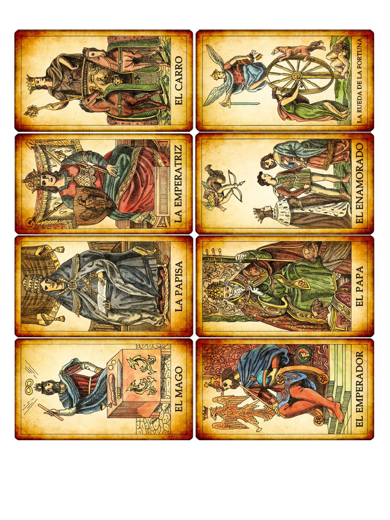Cartas | PDF | Jugando a las cartas | Tarot