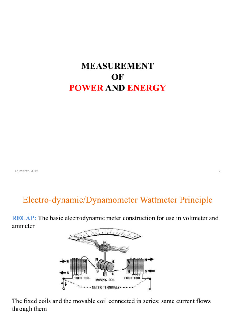 Power and Energy Measurement | PDF