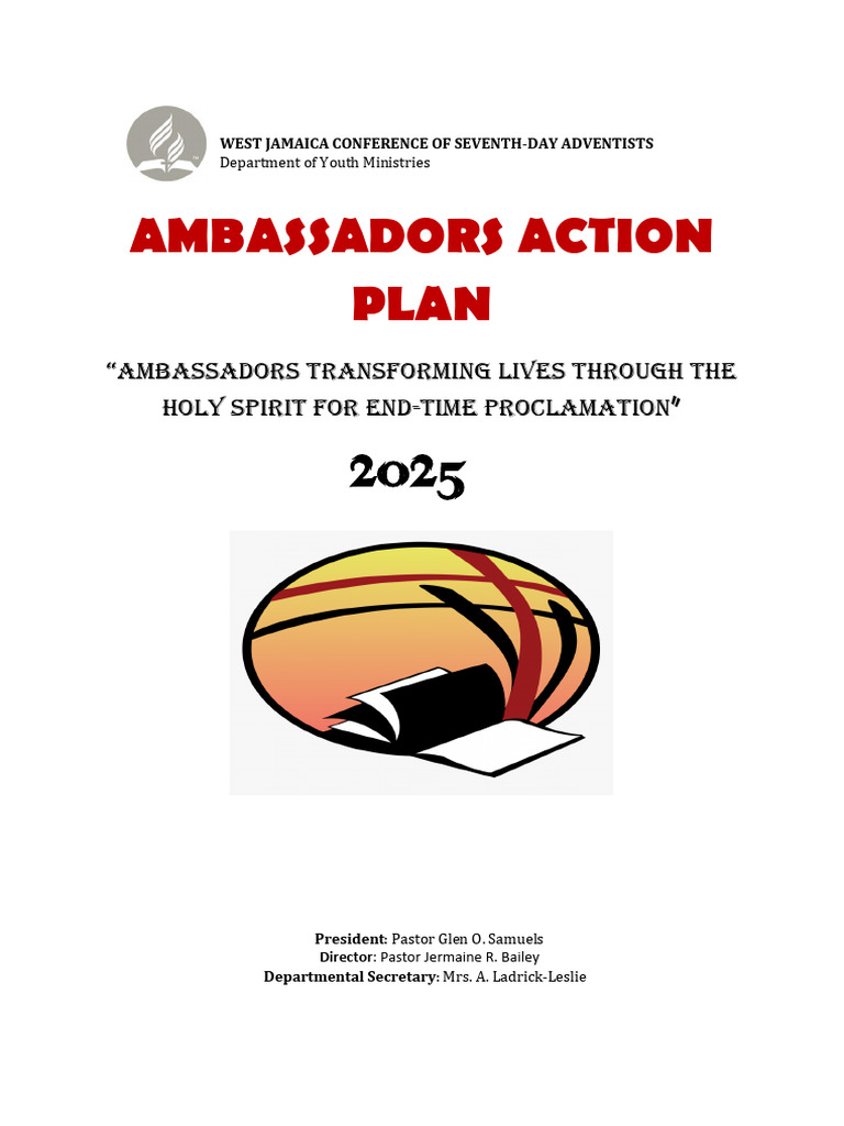 Youth Ambassadors Action Plan 2025 | PDF | God | Jesus