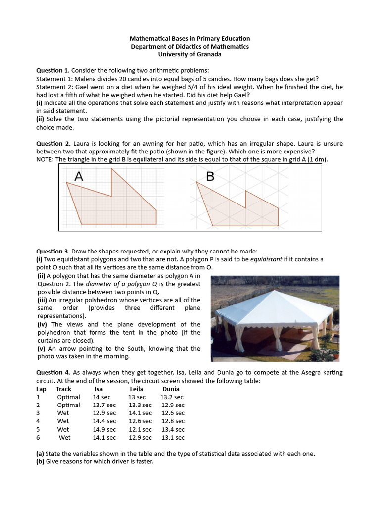 Exam 3 | PDF | Shape | Euclidean Geometry