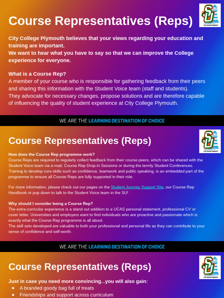 Course reps student presentation pdf