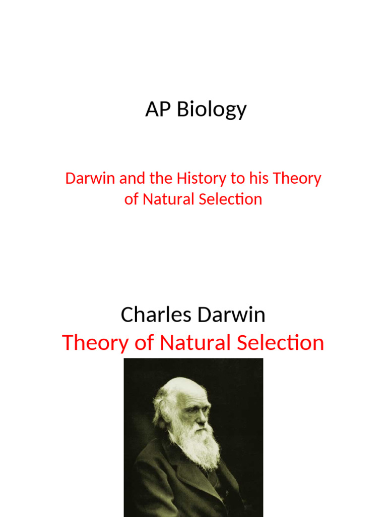 Evolution and Darwin Part 1 | PDF