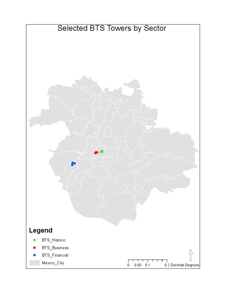 BTS Tower Locations by Sector | PDF
