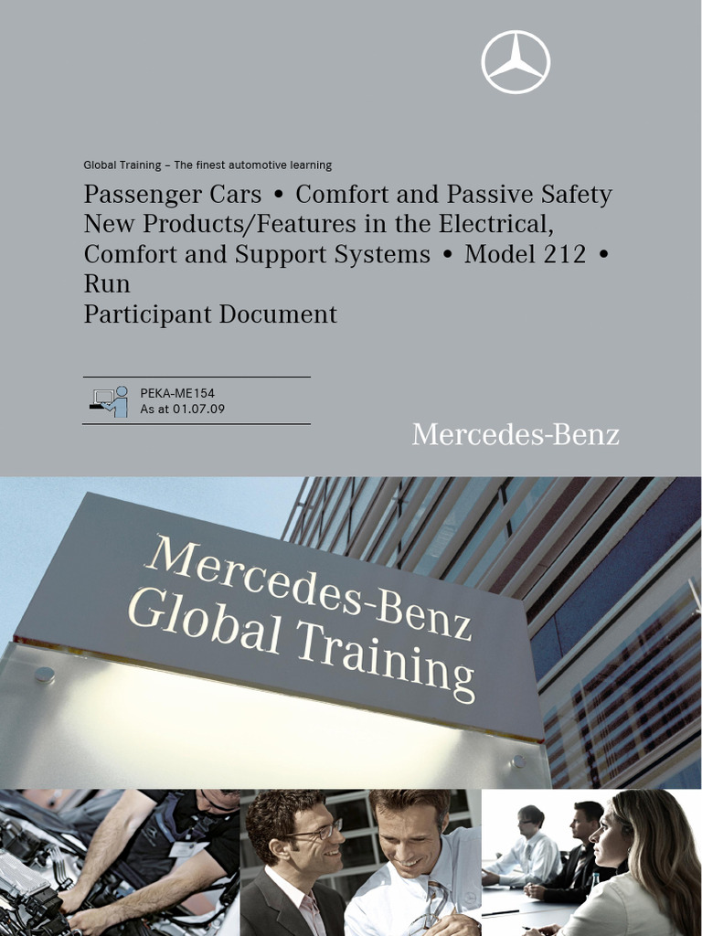 Training Mercedes-Benz E-Class New Model E | PDF | Trunk (Car ...