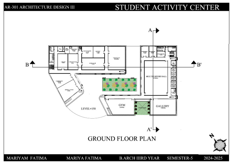 Ground Floor Plan of Student Activity Center | PDF