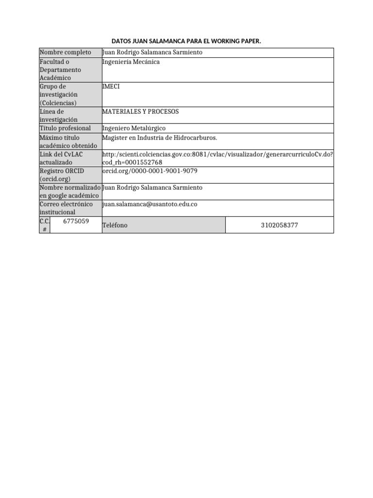Datos JRSS para Working Paper. | PDF