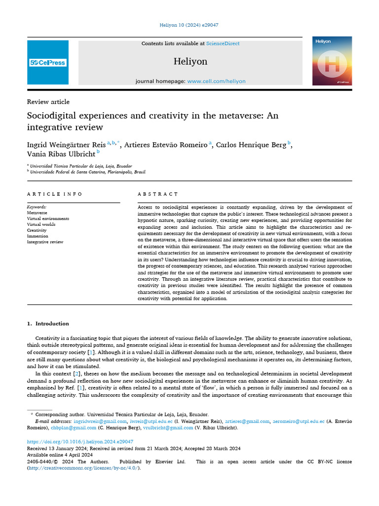 Main | PDF | Creativity | Experience