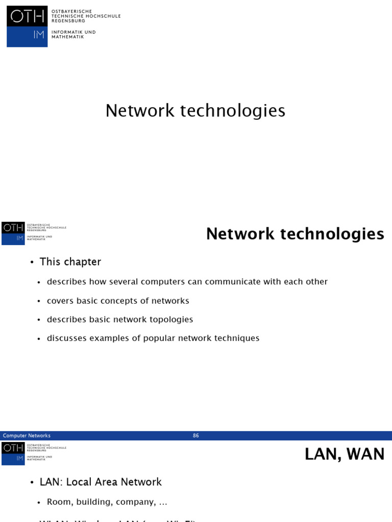 04 NW - Network Technologies Note Chinh | PDF | Computer Network | Ethernet