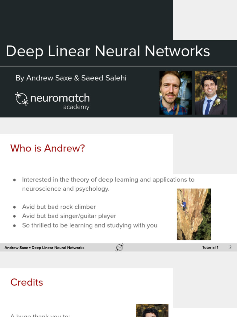 Understanding Deep Linear Networks | PDF | Artificial Neural Network ...