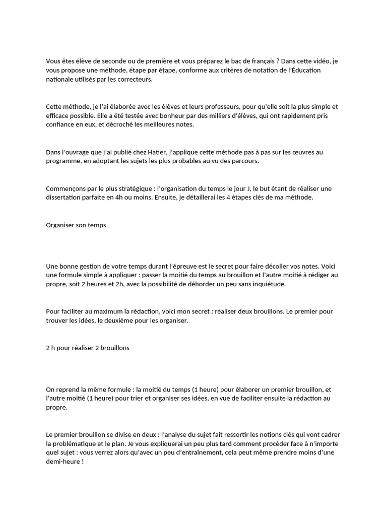 Méthode efficace pour le bac de français PDF Molière Comédie — free download