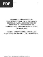 Memorial FEMEC-CAMPUS SANTA MÔNICA DA UNIVERSIDADE FEDERAL DE UBERLÂNDIA