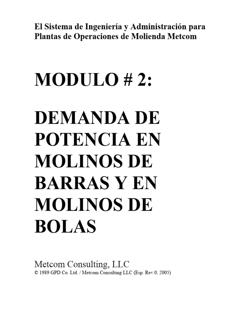 Modulo02 METCOM | PDF | Engranaje | Vatio