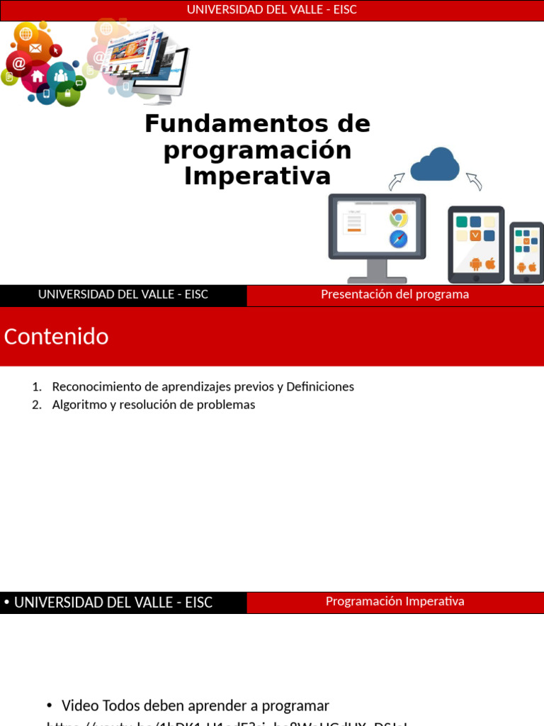 Fundamentos de Programación Imperativa | PDF | Programa de computadora ...