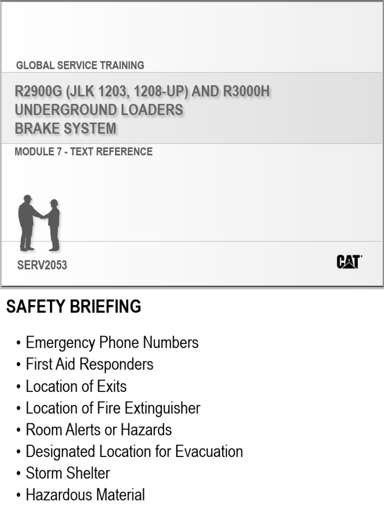 R3000H Underground Loader M07 Brake System en SLD-NoCallouts | PDF ...