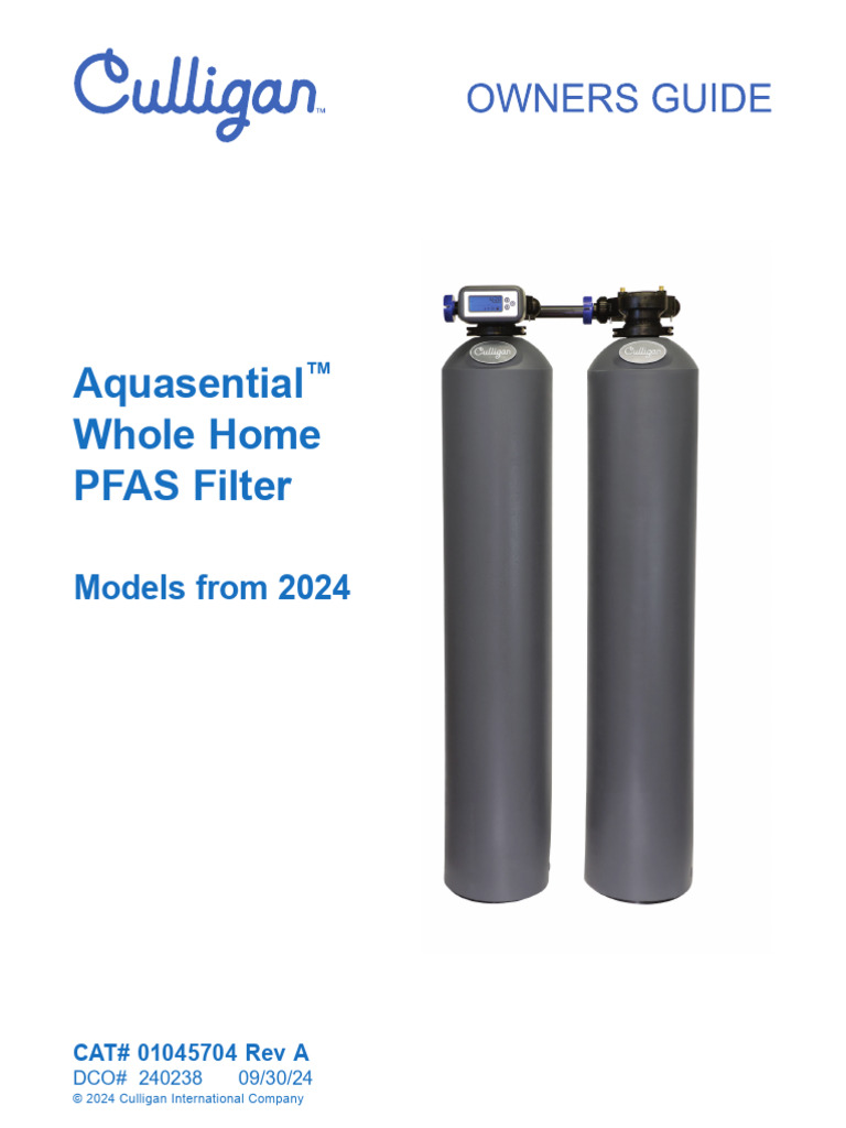 ONG-Aquasential-Whole-Home-PFAS-Filter-01045704_A_ | PDF | Power Supply ...