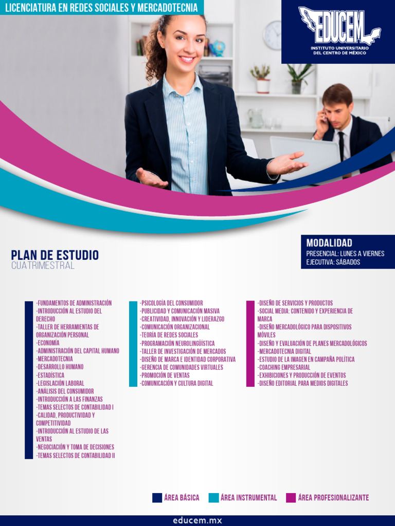 Licenciatura en Redes Sociales y Mercadotecnia | PDF | Marketing ...