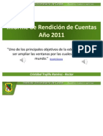 Presentacion Rendición de Cuentas 2011