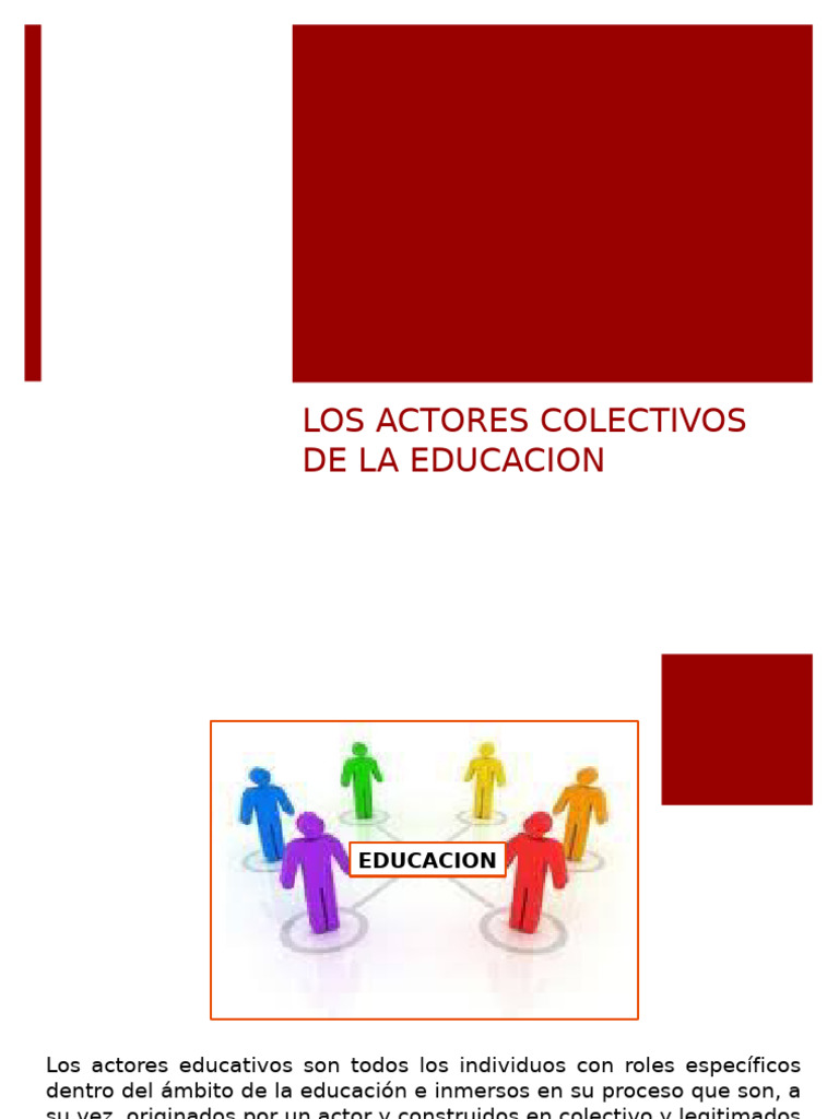 Actores Colectivos Sem 2 | PDF | Maestros | Escuelas