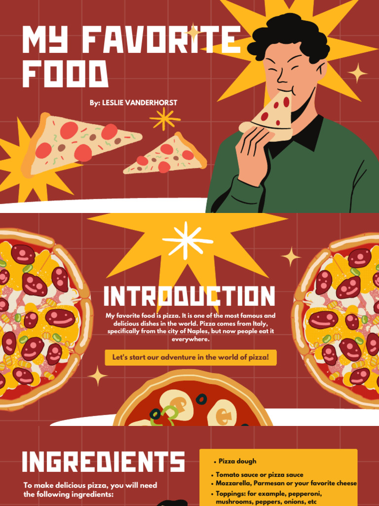 My Favorite Food PDF PDF